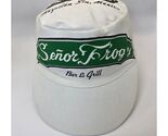 Senor Frog's Mazatlan Mexico Bar &amp; Grill White Tourist Souvenir Cap Vintage - $24.99