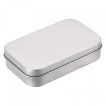 uxcell Metal Tin Box, 3.74&quot; x 2.36&quot; x 0.87&quot; Rectangular Empty Tinplate S... - £10.59 GBP