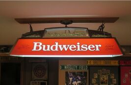 Vintage Budweiser Pool Table Bar Light – Clydesdale Team – Hanging Beer ... - €339,76 EUR