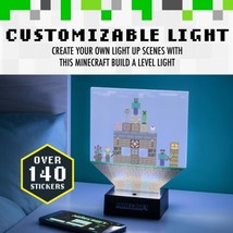 Paladone Minecraft Build a Level Light Customizable Desk Lamp w/ Over 140 - £12.65 GBP