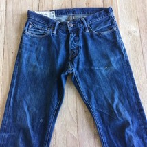 Abercrombie &amp; Fitch Remsen Jeans Low Rise Slim Straight Button Fly Mens ... - $45.00