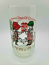 Holly Hobbie &amp; Robby 12 Days of Christmas 1979 Glass 1 of 4 American Gre... - £5.49 GBP