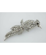 Lumi Costume Brooch Parrot with Marcasite Accents Gorgeous! - £98.15 GBP