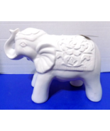 New Ceramic Lucky Elephant Piggy Bank Figurine Sculpture Home Decor Gift - £17.20 GBP