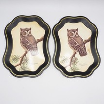 Delores Roberson Owl Serving Tray Set of 2 - £15.81 GBP