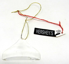 Hershey&#39;s Kiss Christmas Ornament 2&quot; Clear Acrylic Hang Tag Original US Seller - £13.21 GBP