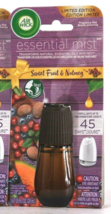 1 Ct Air Wick 0.67 Oz Essential Mist Sweet Fruit &amp; Nutmeg Fragrance Mist Refill - £13.42 GBP