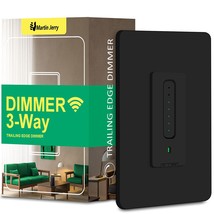 3 Way Smart Dimmer Switch By Martin Jerry | Black Touch Trailing Edge 4 Way - £40.09 GBP