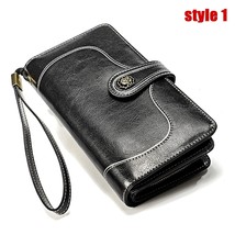 Large Capacity More Function Long Wallet  Leather Women&#39;s Wallets Purses For Wom - £34.28 GBP