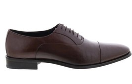 Bruno Magli Men&#39;s MAIOCO2 Leather Lace Up Oxford Dress Shoes Dark Brown 10M New - £99.37 GBP