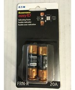 2pk Bussmann Buss 20A FRN-R EasyID INDICATING FUSE 20 Amp 250V BP/FRN-R-... - $23.51 CAD