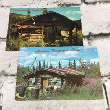 Vintage Postcards Alaska Joe Alaskan Retirement Home Condo Log Cabin Lot Of 2 - £7.78 GBP