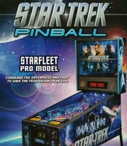 Star Trek Starfleet Pro Pinball FLYER 2013 Original Art Sheet Space Age - £11.66 GBP