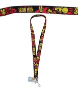 Buckle Down Marvel The Invincible IRON MAN LANYARD (1in Wide 22in Long) NWT - $6.75 CAD