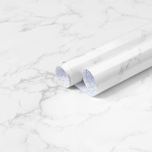 Rollo De Papel Mármol Tapiz Decorativo Autoadhesivo Para Sala Cocina Hab... - $17.80