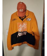 NASCAR Tony Stewart Racing Jacket &amp; Hat WInners Circle Home Depot XL VGUC - $98.68 CAD
