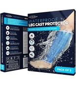 Box of 3  Medical Reusable Waterproof Shower Leg Cast Cover Protectors, ... - $13.21