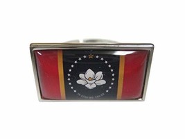 Thin Bordered UPDATED NEW Mississippi State Flag Adjustable Size Fashion Ring - $29.99