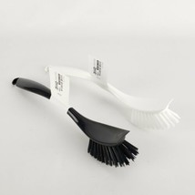 (Set of 2) Ikea Antagen Dish Washing Brush Blaxk &amp; White 10&quot; New  - £6.89 GBP