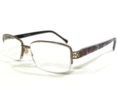 Vera Bradley Eyeglasses Frames Diane Bordeaux Blooms BDB Rectangular 53-18-135 - £32.84 GBP
