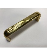 3&quot; Brass Cabinet Drawer Handle - Mid-Century Modern Diamond Pattern - $3.96