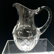 Nachtmann German Bliekristall Crystal  Pitcher Thumbprint Design 8.25in ... - $26.34