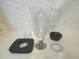 5 Cup Break Resistant Plastic Blender Square Jar Complete Set For Oster,... - $21.55