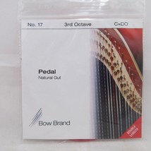 3rd Octave C No. 17 Pedal Harp Single Length String Natural Gut Bow Brand - £15.58 GBP