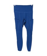 Athleta Yoga Pants XS Blue Leggings with Pockets Capri Zip - $38.18 CAD