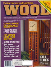 Better Homes &amp; Gardens Wood Magazine Sept 1993, Tall Clock, Epoxy Finishes, Vg - £17.03 GBP