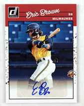 2023 Donruss Eric Brown Retro 1990 Signatures Auto Autograph #90S-EB Brewers - $9.89