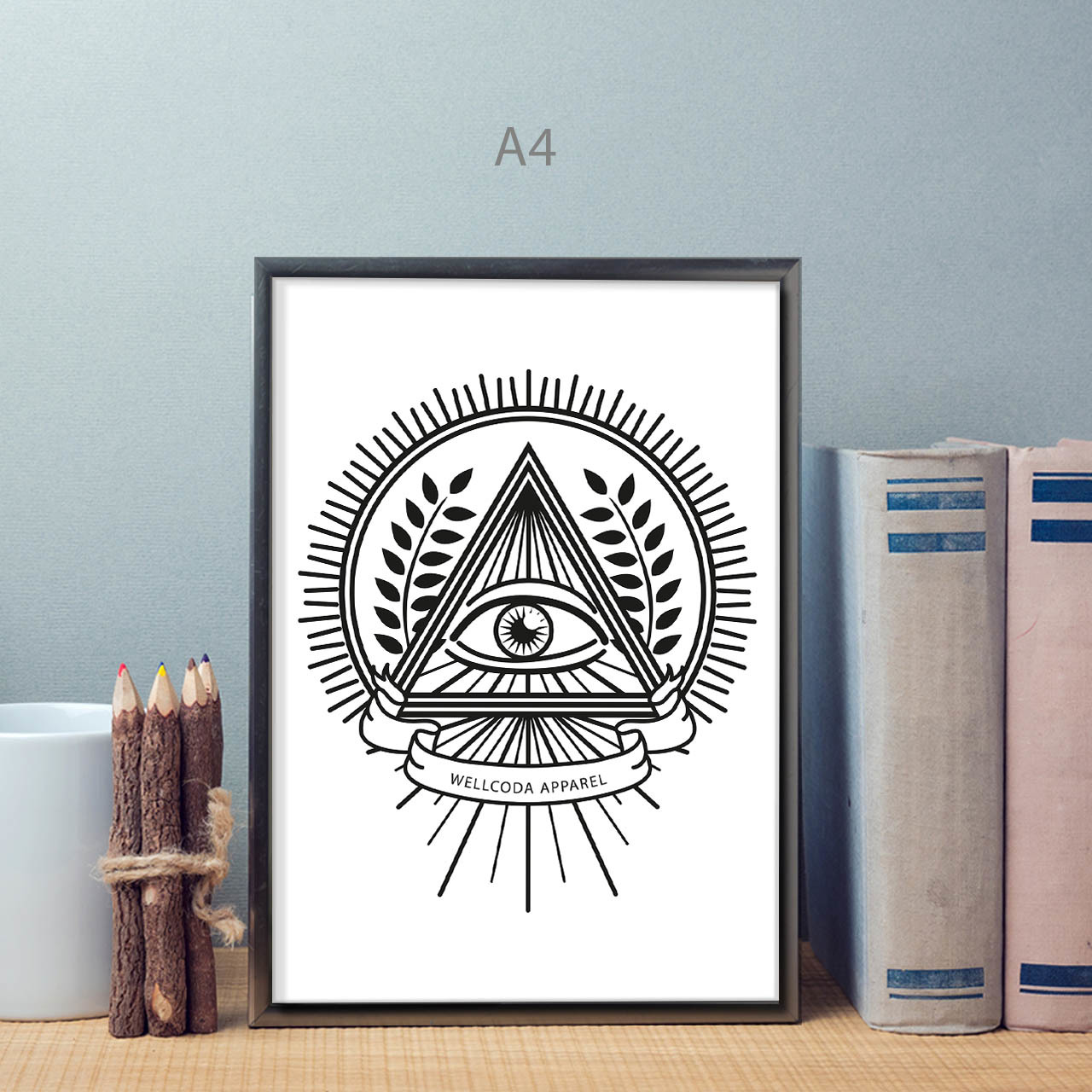 Iluminatti Pattern Illuminati Print Pattern Secret Life Matte/Glossy Poster A0 A1 A2 A3 A4 ...