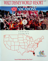 Walt Disney World Resort AAA Vacations Bklt - Central Florida (1997) - P... - £17.17 GBP