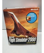  Microsoft Flight Simulator 2000 Original Damaged Box! Manuals Only NO S... - $9.89