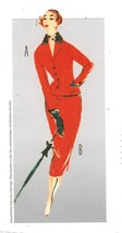 Misses 50&#39;s Retro Style Suit Pencil Skirt Short Jacket Sew Pattern 10-20... - $14.99