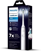 Open Box - Philips Sonicare 4100 Rechargeable Electric Toothbrush, White - $28.00