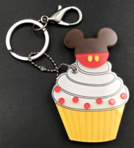 Disney Parks Mickey Mouse Cupcake Acrylic Vanity Mirror Keychain - Bag Charm - $12.19