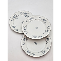 Johann Haviland Blue Garland Bread and Butter Plates set of 3 Bavaria Ge... - $211.14 MXN