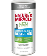 Natures Miracle Just For Cats Litter Box Odor Destroyer Deodorizing Powd... - £25.32 GBP