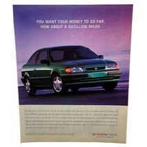 1997 Toyota Tercel Print Ad Vintage 90s Economy Car - £7.77 GBP