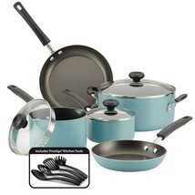 Cookware Set 12-Piece Nonstick Pots and Pans Easy Clean Cooking Tools Kitchen - £58.11 GBP