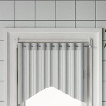  Curtain Rail White Aluminum 24-41 inches length Extendable - $107.49