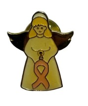 Lapel Pin  - Angel Pink Ribbon Breast Cancer Awareness - £9.24 GBP