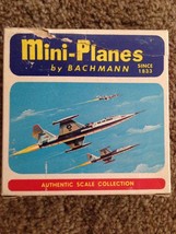 VINTAGE BACHMANN MINI PLANES LOCKHEED F-104 STARFIGHTER 1/210 SCALE PLAN... - $37.62
