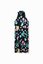 Desigual  Women Dress - S Black Designer Fashion Elegant Dress - $1,638.36 MXN