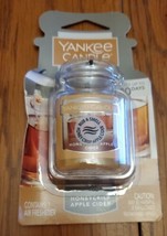 Yankee Candle - Honey Crisp Apple Cider Car Jar Ultimate Odor Neutralizing - £7.15 GBP