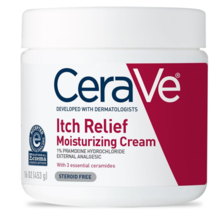 CeraVeItch Relief Moisturizing Cream with Pramoxine Hydrochloride for Dry Skin 1 - £50.70 GBP