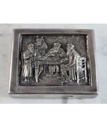 Vintage Religious Judaica Art Henryk Winograd Pure Silver Paperweight E959 - $8,418.23 MXN