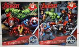 2 Cardinal Marvel Avengers Initiative 48-Piece Jigsaw Puzzles 9.. In. x ... - £15.71 GBP