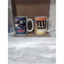 Two NFL Super Bowl XXXV 35- NY Giants VS Baltimore Ravens Collectors Coffee Mugs - £19.73 GBP